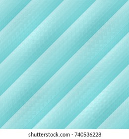 Seamless geometric aquamarine pattern. Diagonal lines pattern. Repeat straight stripes texture background,