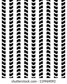 Seamless geometric art cane bamboo wave pattern