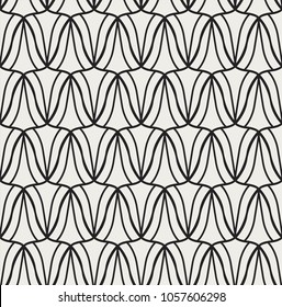 Seamless Geometric Art Deco Pattern. Abstract vector floral background.