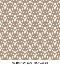 Seamless Geometric Art Deco Pattern. Abstract vector floral background.