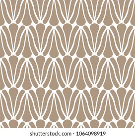 Seamless Geometric Art Deco Pattern. Abstract vector floral background.