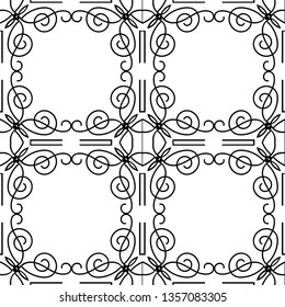 Seamless geometric art deco pattern. Vintage ornamental texture for design