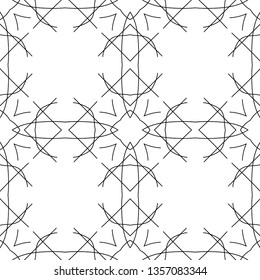 Seamless geometric art deco pattern. Vintage ornamental texture for design