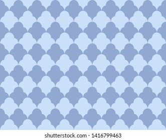 Seamless Geometric Art Deco Pattern. Abstract vector floral background.