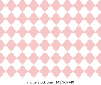 Seamless Geometric Art Deco Pattern. Abstract vector floral background.