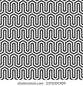 Seamless geometric Asian pattern with a modern style