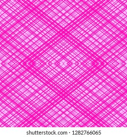 Seamless geometric background with abstract purple lines.