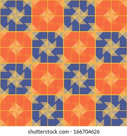 seamless geometric background with abstract shapes