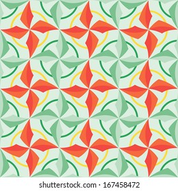 seamless geometric background with abstract shapes