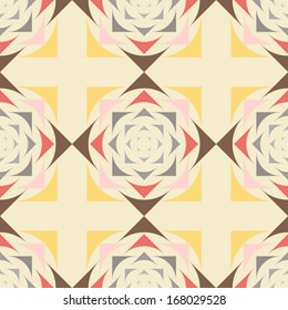 seamless geometric background with abstract shapes