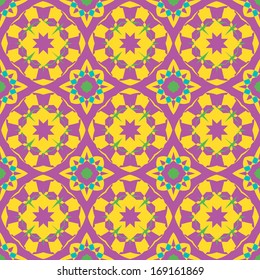 seamless geometric background with abstract shapes