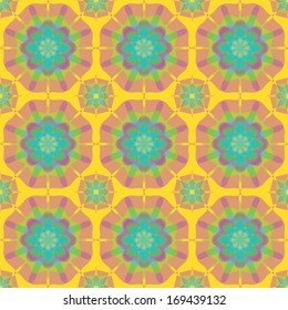 seamless geometric background with abstract shapes