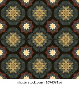 seamless geometric background with abstract shapes