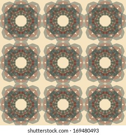 seamless geometric background with abstract shapes