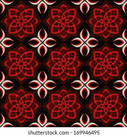 seamless geometric background with abstract shapes
