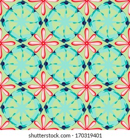 seamless geometric background with abstract shapes