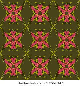 seamless geometric background with abstract shapes