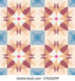 seamless geometric background with abstract shapes 