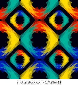 seamless geometric background with abstract shapes 