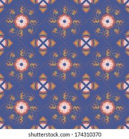 seamless geometric background with abstract shapes 