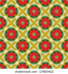 seamless geometric background with abstract shapes 