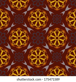 seamless geometric background with abstract shapes 