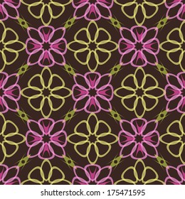 seamless geometric background with abstract shapes 