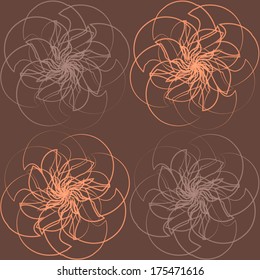 seamless geometric background with abstract shapes 