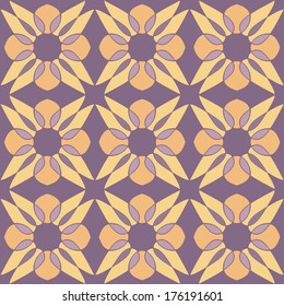 seamless geometric background with abstract shapes