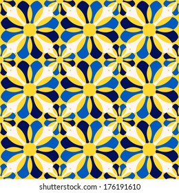 seamless geometric background with abstract shapes