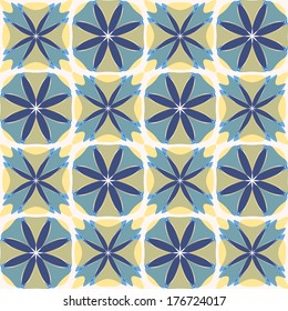 seamless geometric background with abstract shapes 