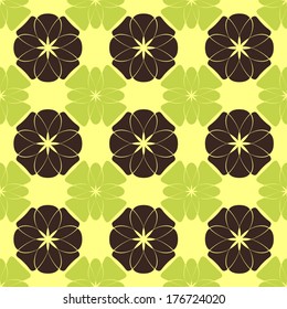seamless geometric background with abstract shapes 