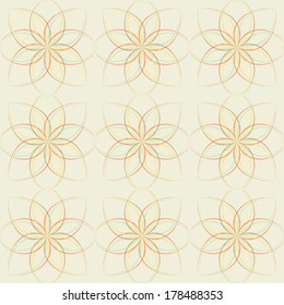 seamless geometric background with abstract shapes 