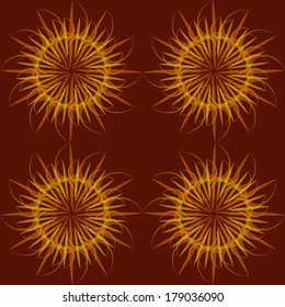 seamless geometric background with abstract shapes 