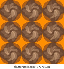 seamless geometric background with abstract shapes 