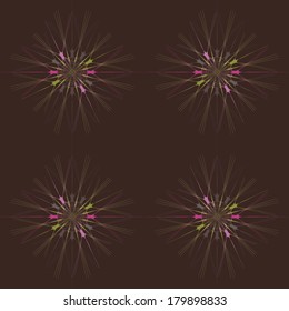 seamless geometric background with abstract shapes 