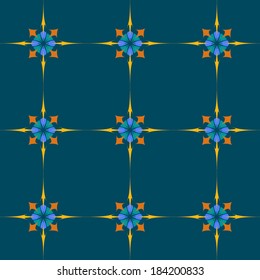 seamless geometric background with abstract shapes 