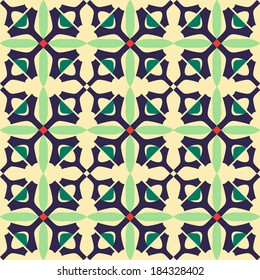 seamless geometric background with abstract shapes