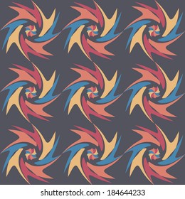 seamless geometric background with abstract shapes 