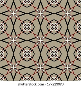 seamless geometric background with abstract shapes