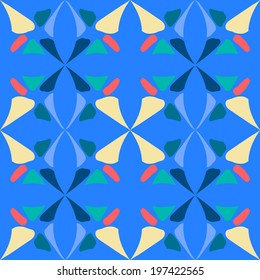 seamless geometric background with abstract shapes 
