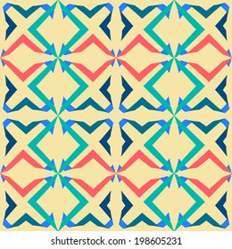 seamless geometric background with abstract shapes 