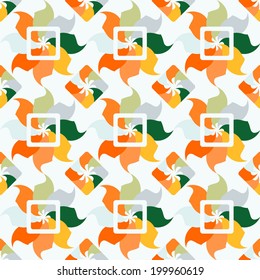 seamless geometric background with abstract shapes 