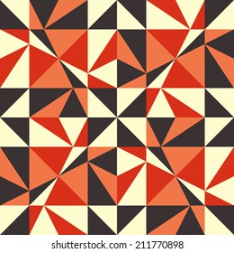 Seamless geometric background. Abstract vector Illustration. Pattern with triangle mosaic. Can be used for wallpaper, web page background, book cover.