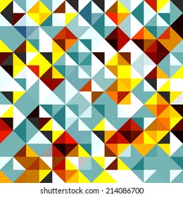 Seamless geometric background. Abstract vector Illustration. Mosaic. Can be used for wallpaper, web page background, book cover. 