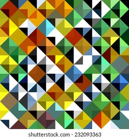 Seamless geometric background. Abstract vector Illustration. Mosaic. Can be used for wallpaper, web page background, book cover. 