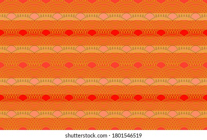 Seamless geometric background. Art deco Retro style pattern vector illustration