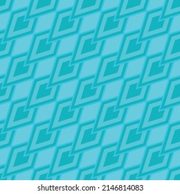 Seamless geometric background with blue rhombuses. Vector eps 10
