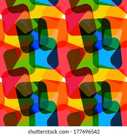 seamless geometric background made of squares