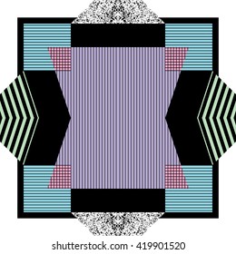 Seamless geometric background in modern abstract style 1